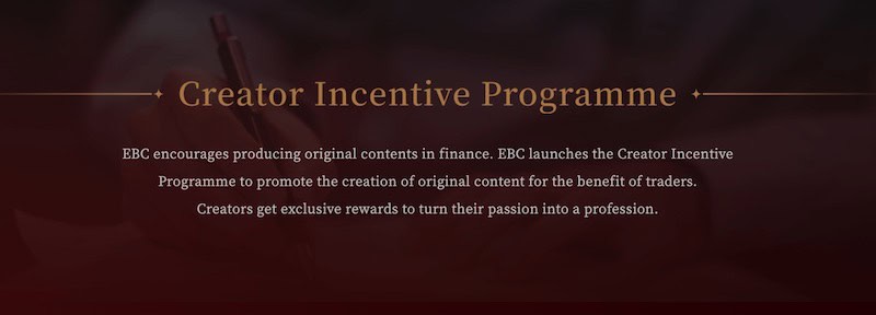 EBC Launches Creator Incentive Programme to Empower Content Creators in the Finance Industry